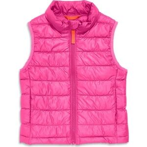 Primary Pink Puffer Vest